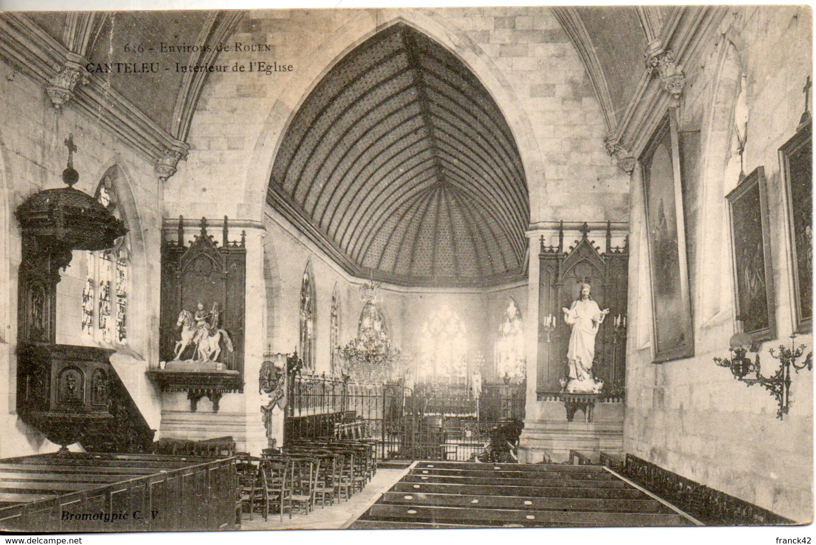 76. Canteleu. Interieur De L'eglise - Canteleu