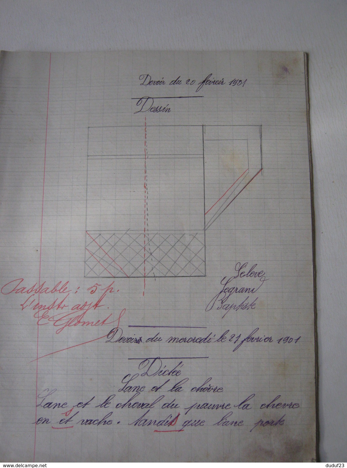 CAHIER ECOLE 1901 ENTIEREMENT ECRIT NOUVELLES DEVINETTES - RECREATIONS ENFANTINES : LA MAIN CHAUDE JEUX D'ENFANTS - Bambini