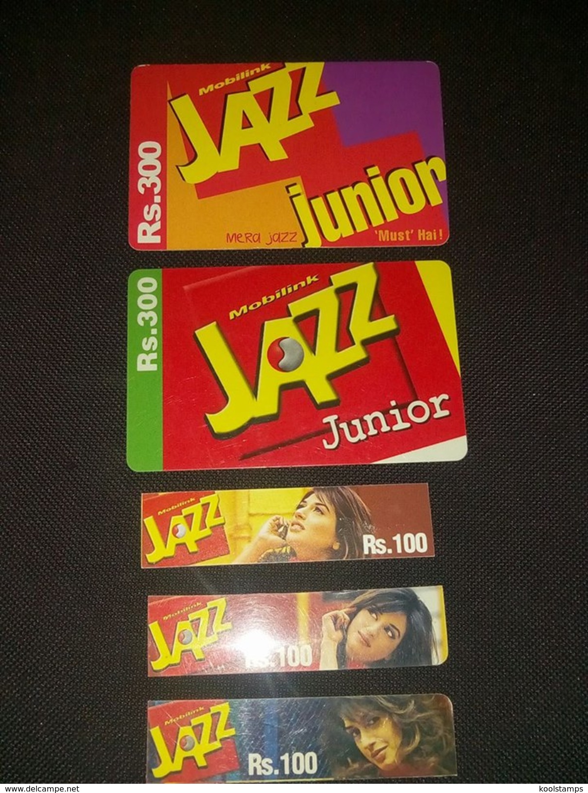 Pakistan Mobilink Jazz Phonecards Used - Autres - Asie