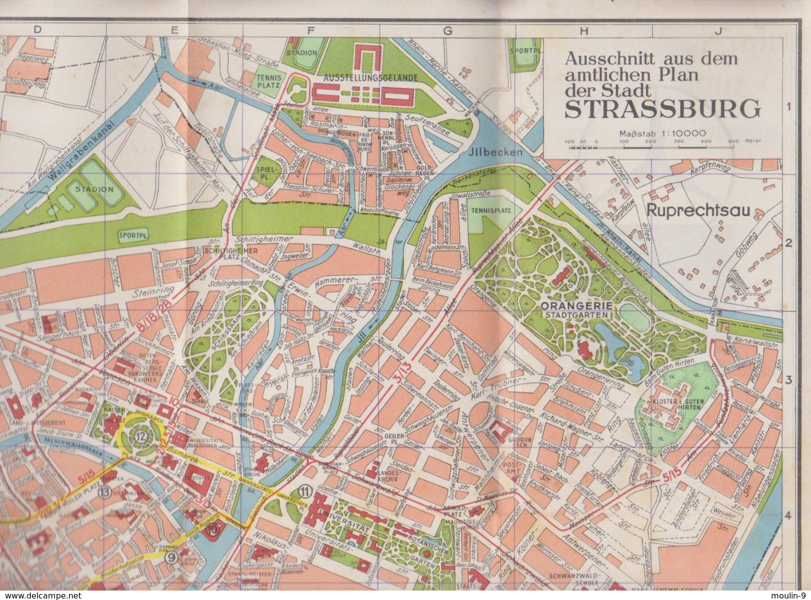 Amtlicher Fuhrer Durch Die Stadt Strassburg 1943 - Autres & Non Classés