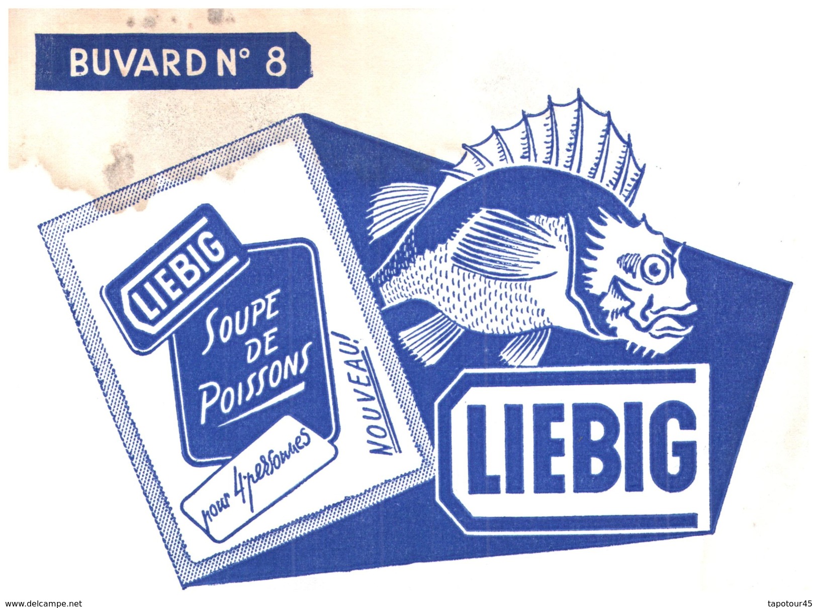 PO L/Buvard Potage Liebig  N° 8  (N= 10) - Suppen & Sossen