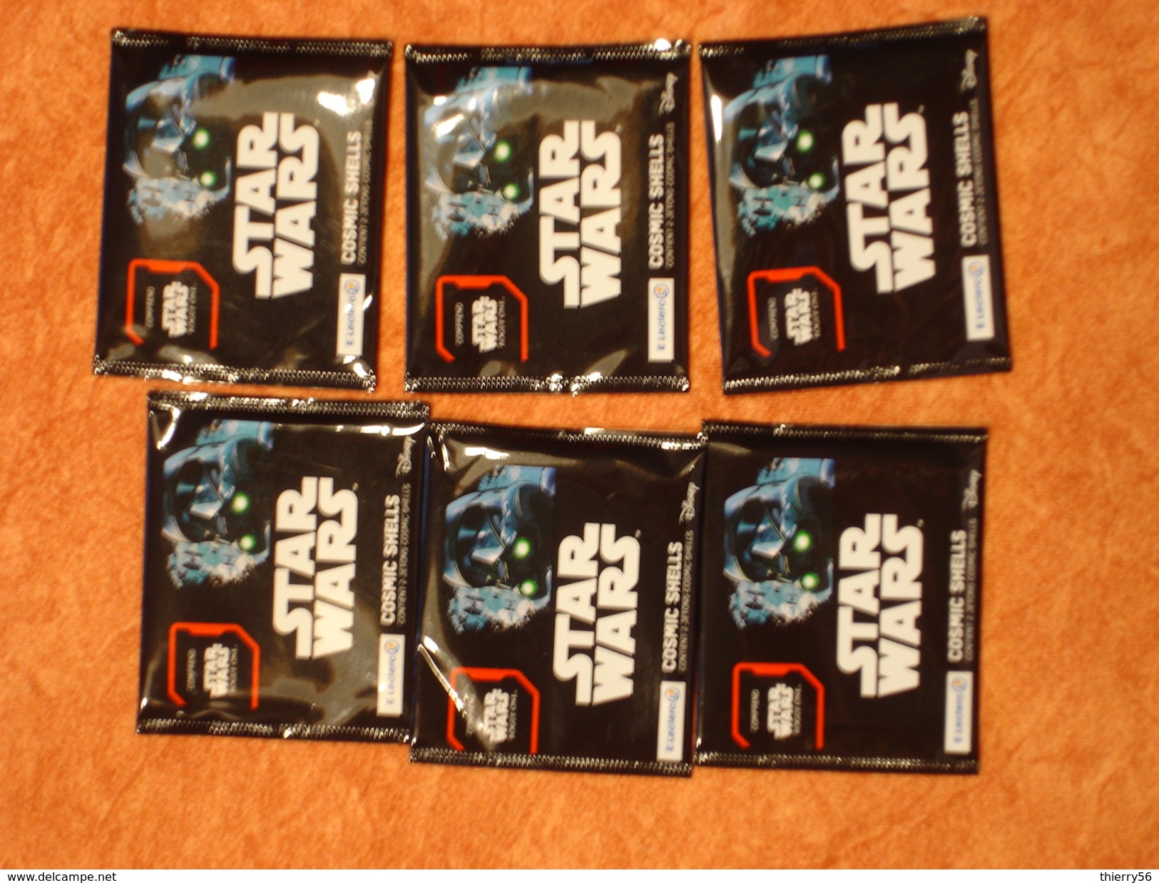 LOT DE 12 JETONS STAR WARS LECLERC En 6 POCHETTES DE 2,  NON OUVERTES - Gift Cards