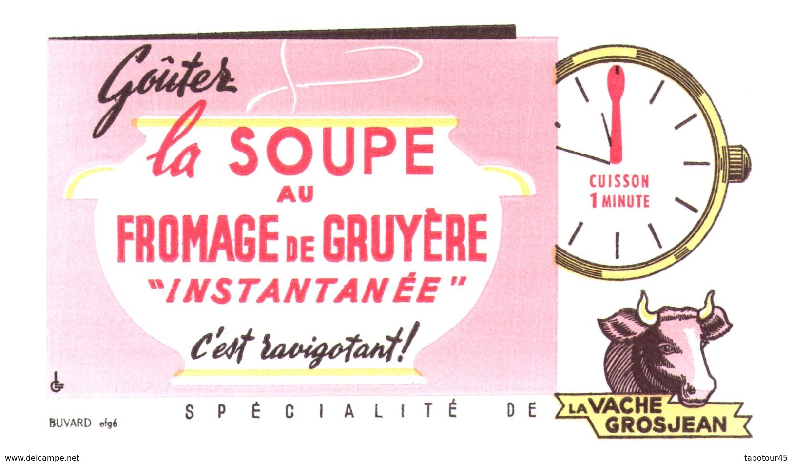 Po G/Buvard    Potage Vache Grosjean  (N= 1) - Soep En Saus