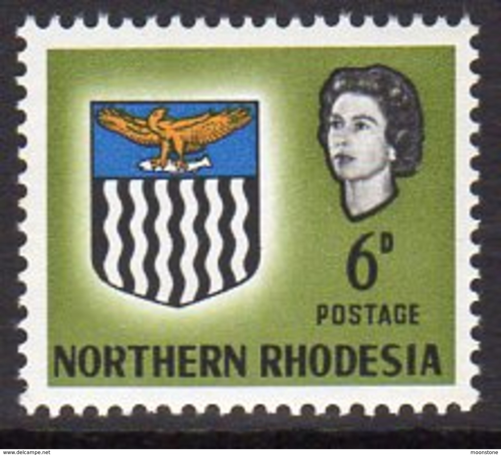 Northern Rhodesia QEII 1963 Coat Of Arms 6d Definitive, SG 80, MNH (BA) - Northern Rhodesia (...-1963)