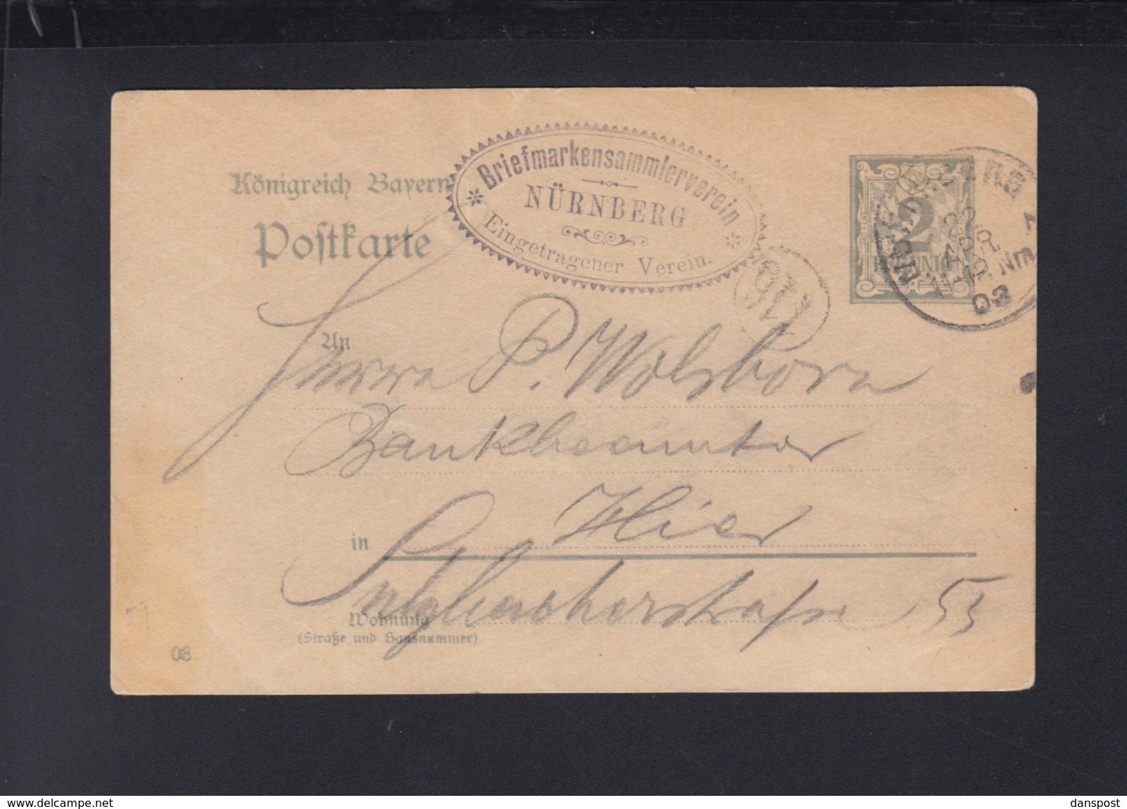 Bayern GSK 1903 Briefmarkenverein Nürnberg - Altri & Non Classificati