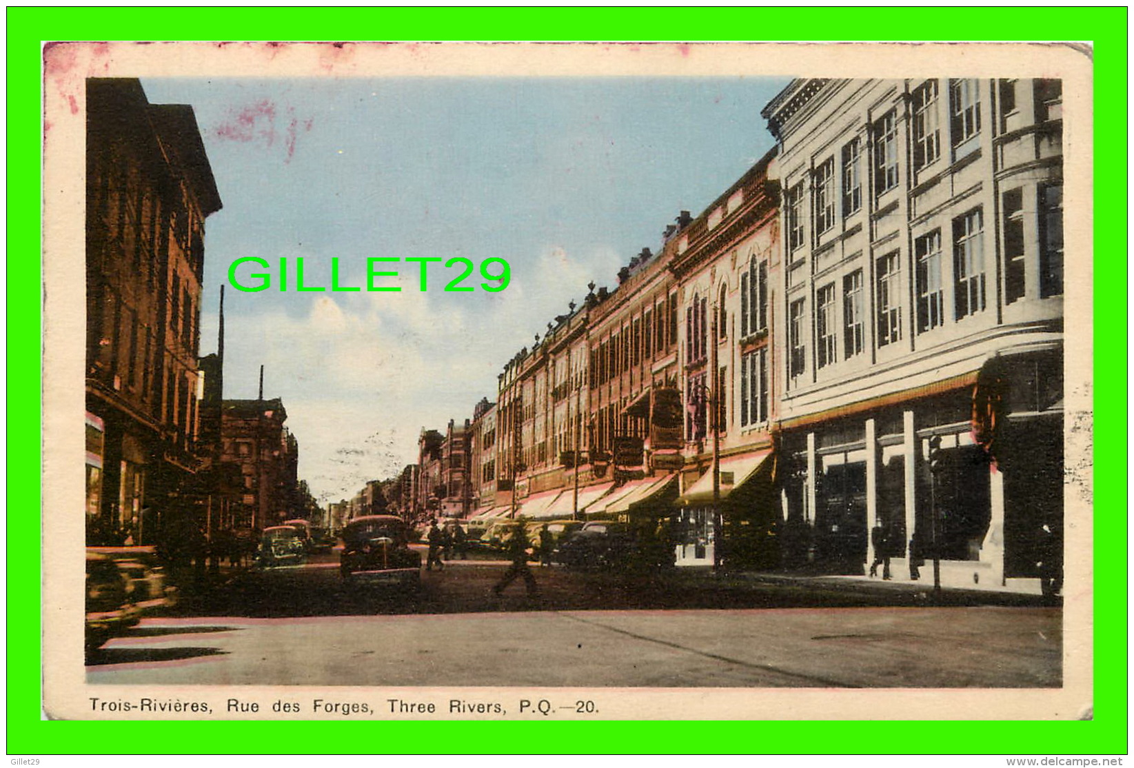 TROIS-RIVIÈRES, QUÉBEC - RUE DES FORGES, ANIMÉE - PECO - - Trois-Rivières