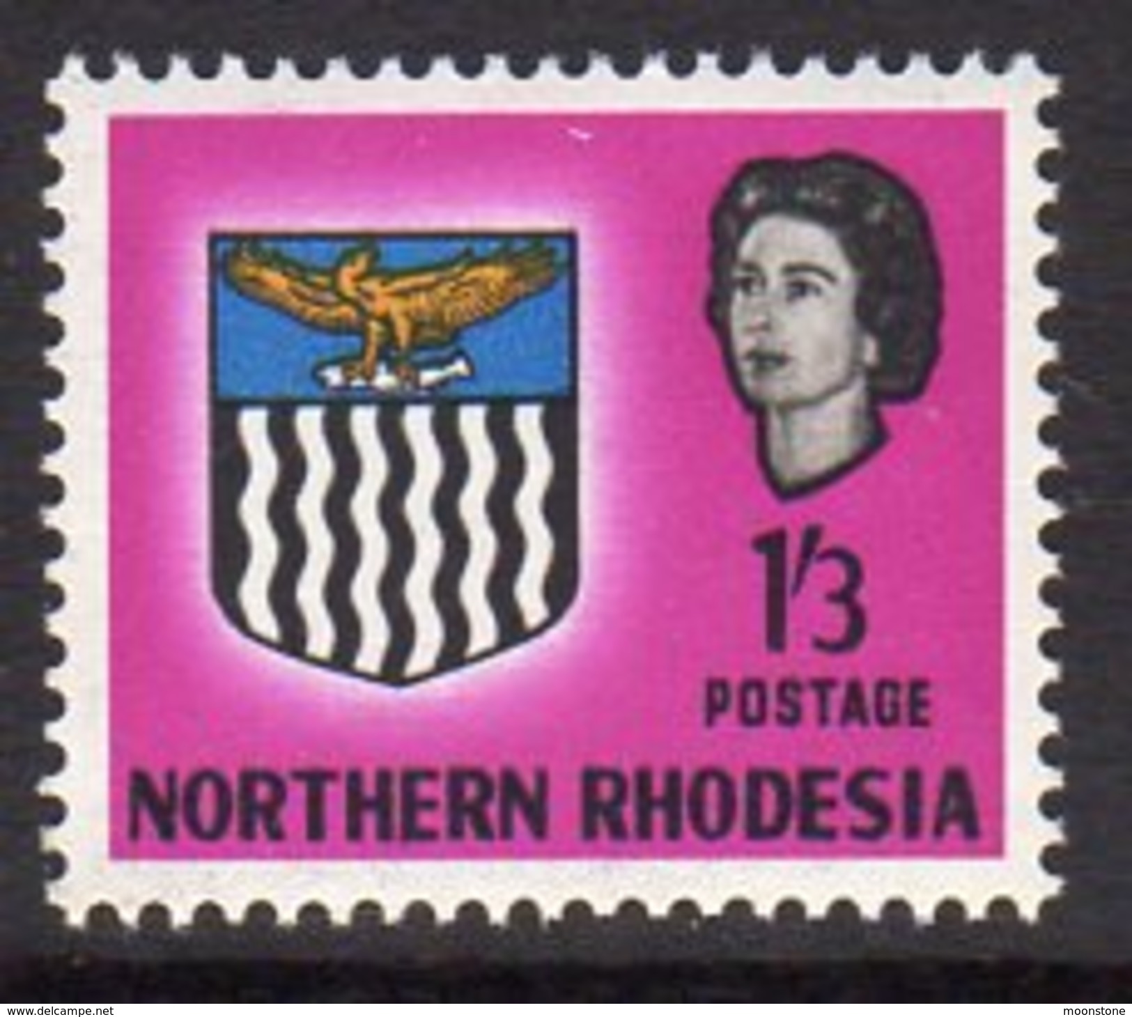 Northern Rhodesia QEII 1963 Coat Of Arms 1/3d Definitive, SG 83, MNH (BA) - Northern Rhodesia (...-1963)