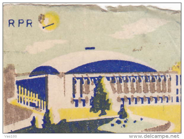 #BV6574  ARCHITECTURE,BUILDING,VIEW,PARK,MATCHBOX LABEL,ROMANIA. - Matchbox Labels