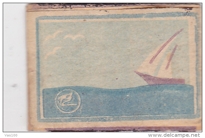 #BV6575  SAILING,SEA,WATER,SHIP,MATCHBOX LABEL,ROMANIA. - Boites D'allumettes - Etiquettes