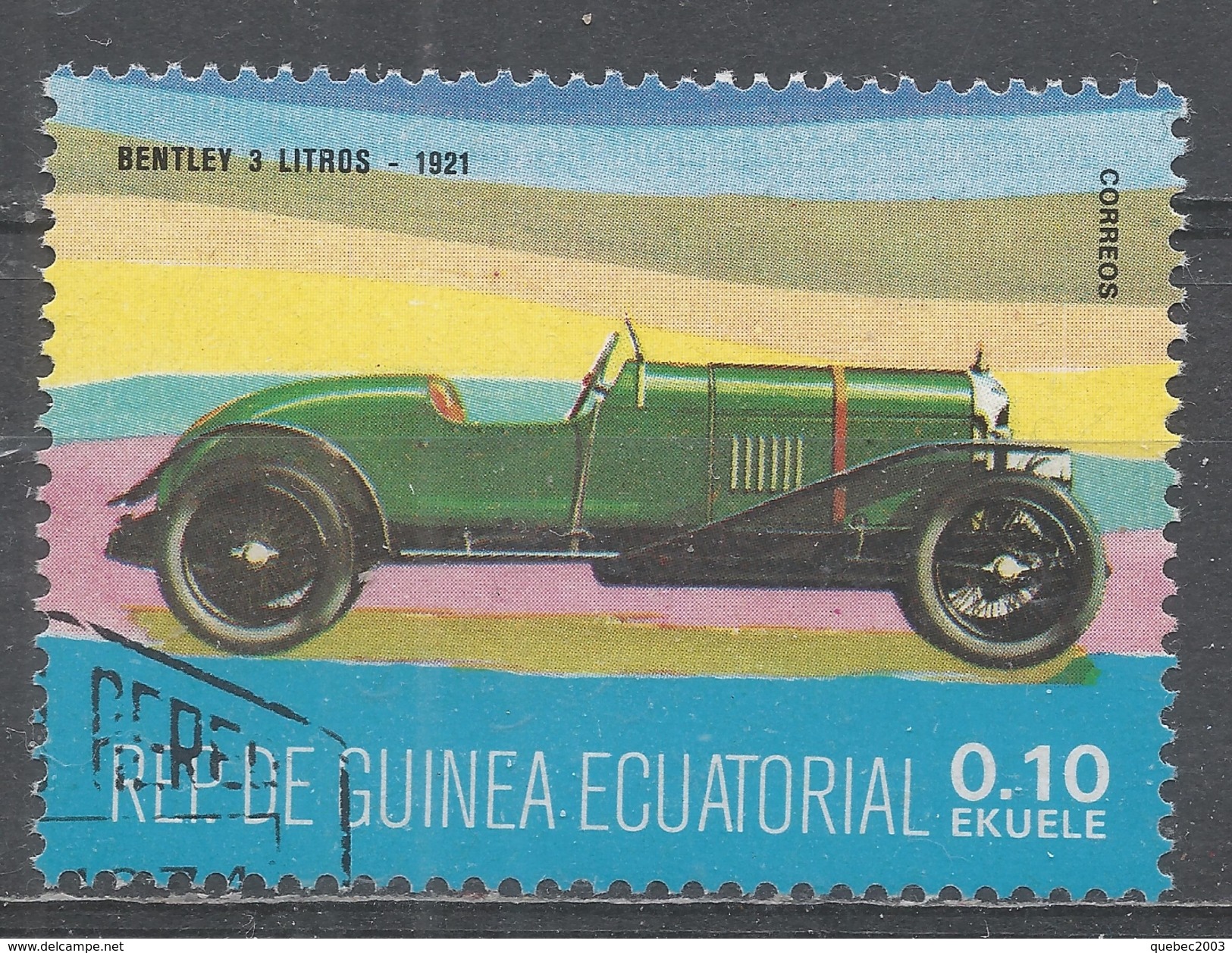 Equatorial Guinea 1974. #Aut02 (U) Automobile, Bentley, 1921 - Equatorial Guinea