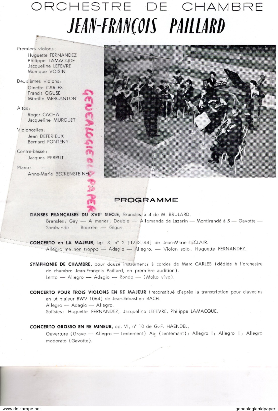 87 - BELLAC - PROGRAMME 7E FESTIVAL 1960-  ANDRE CLUZEAU-L' OTAGE-OPERA COMIQUE BALLET- J.F. PAILLARD-GIRAUDOUX-TARTUFFE