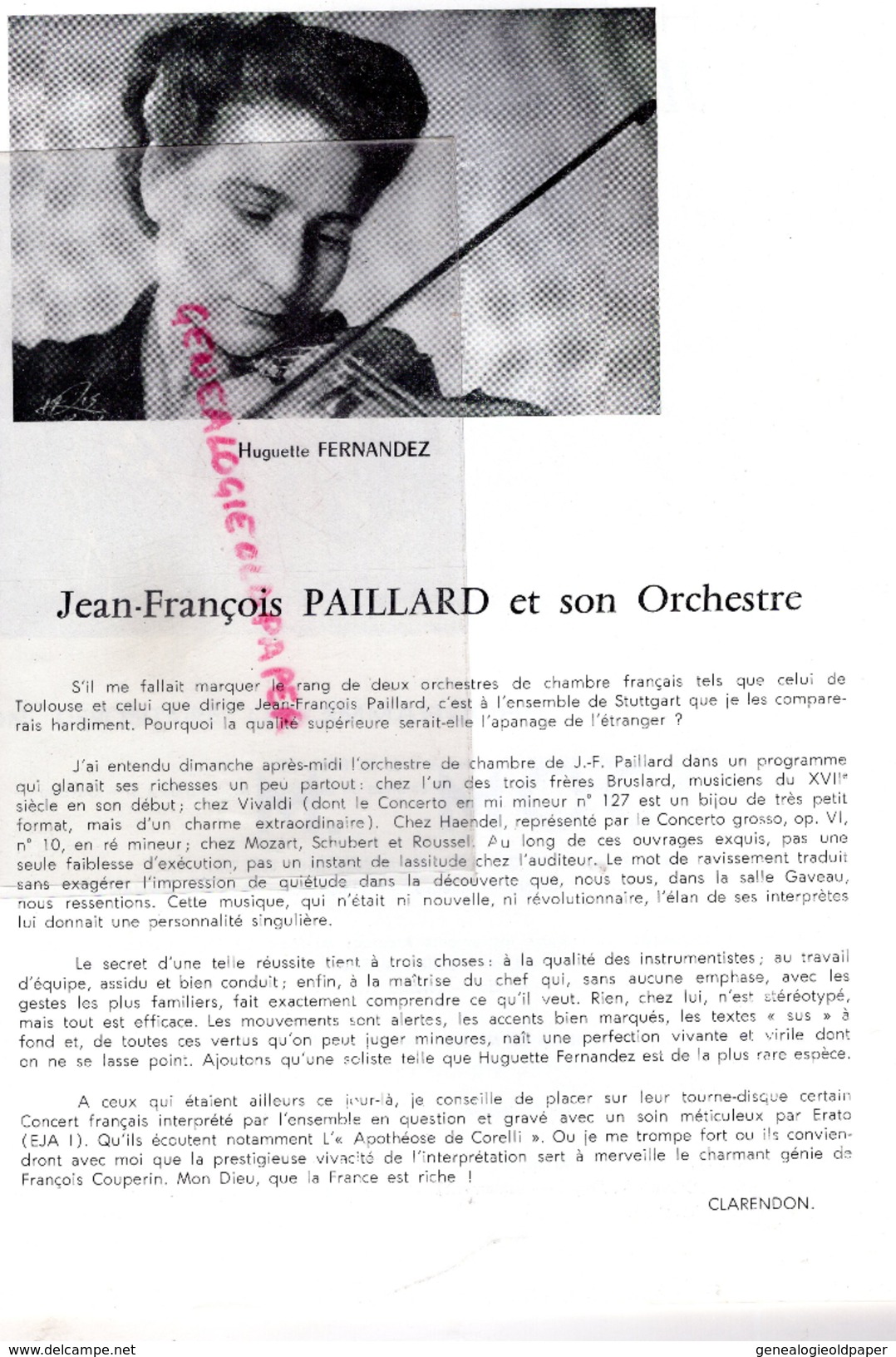 87 - BELLAC - PROGRAMME 7E FESTIVAL 1960-  ANDRE CLUZEAU-L' OTAGE-OPERA COMIQUE BALLET- J.F. PAILLARD-GIRAUDOUX-TARTUFFE