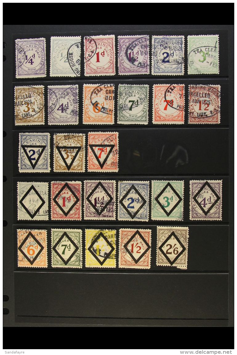 REVENUE STAMPS TEA CLEARING HOUSE 1923-1926 All Different Fine Used Collection. With 1923 Values (12) To 1s2d;... - Andere & Zonder Classificatie