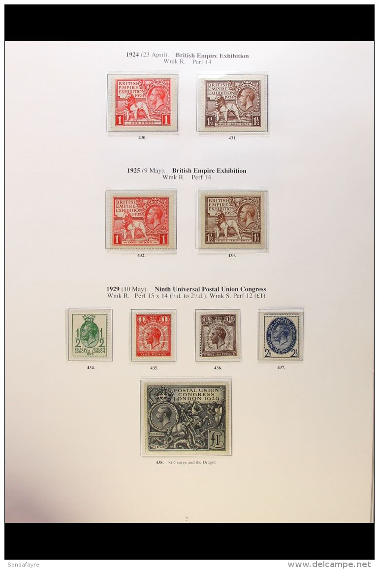 1924-83 MINT COMMEMORATIVES COLLECTION An Attractive Collection Presented In Mounts In A "Stanley Gibbons"... - Andere & Zonder Classificatie