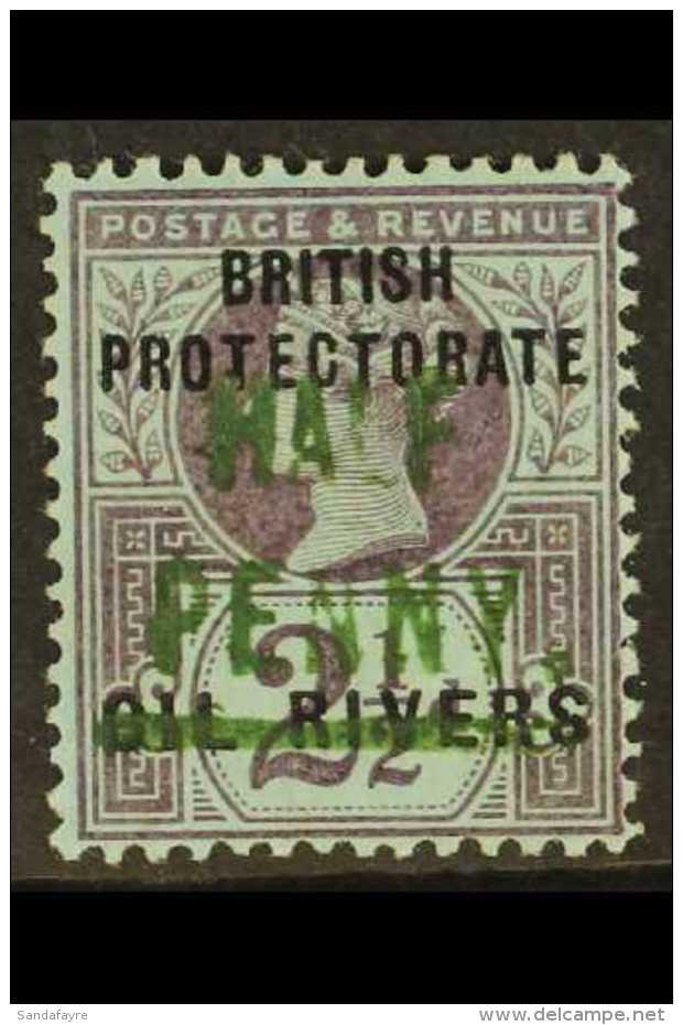 OIL RIVERS 1893 &frac12;d On 2&frac12;d Ovptd Type 4, In Green, SG 11, Very Fine And Fresh Mint. For More Images,... - Autres & Non Classés