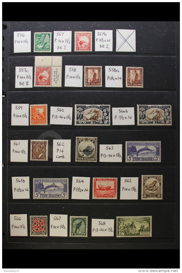 1898-1966 EXTENSIVE MINT / NHM COLLECTION Presented In Two Albums With A Degree Of Specialization, Either In... - Andere & Zonder Classificatie