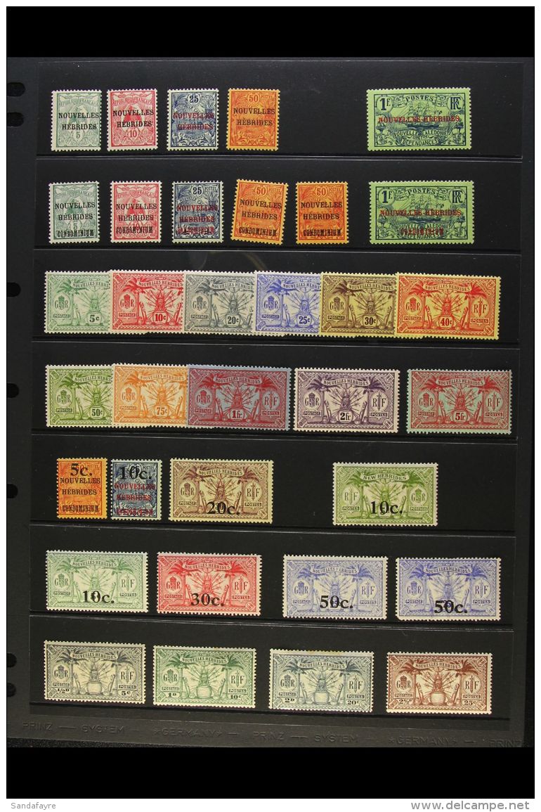 FRENCH 1908-1974 MINT COLLECTION Presented On Stock Pages. Includes 1908 Set, 1910-11 Set, 1911 "Weapons" Set,... - Sonstige & Ohne Zuordnung