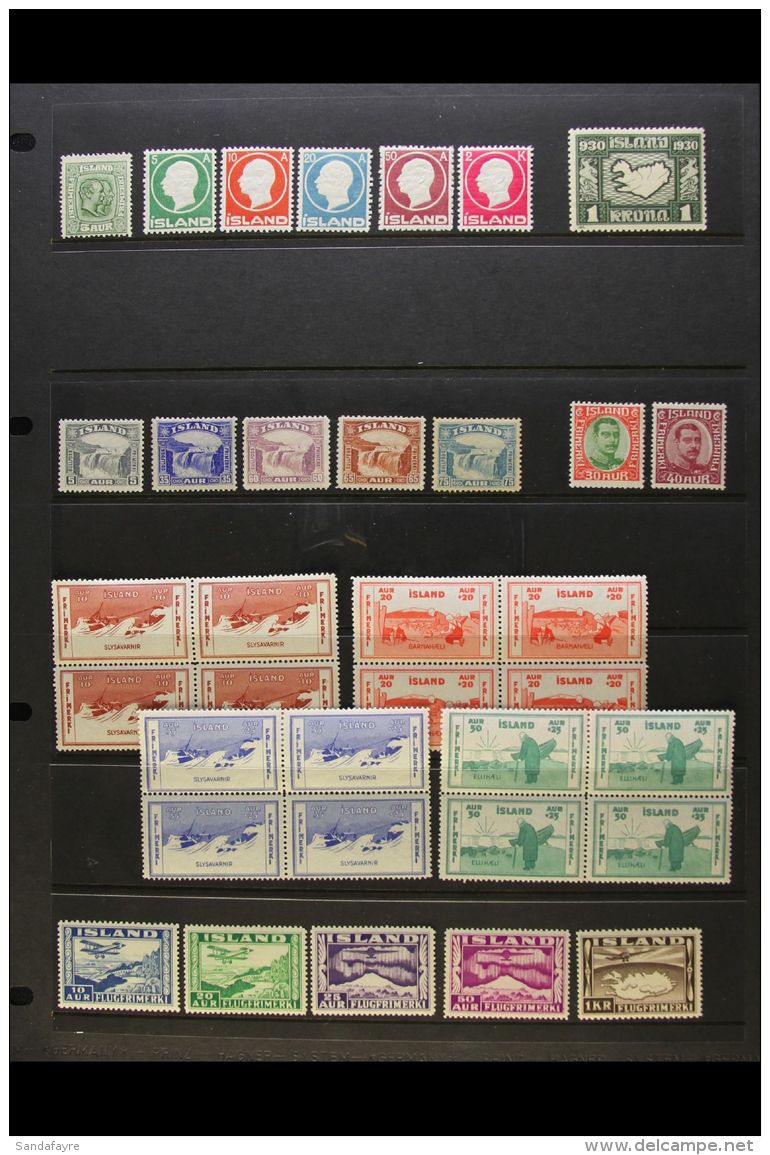 1912-59 FINE MINT COLLECTION An All Different Assembly Which Includes 1912 Frederick Set To 50a Plus 2kr, 1914 5a... - Sonstige & Ohne Zuordnung