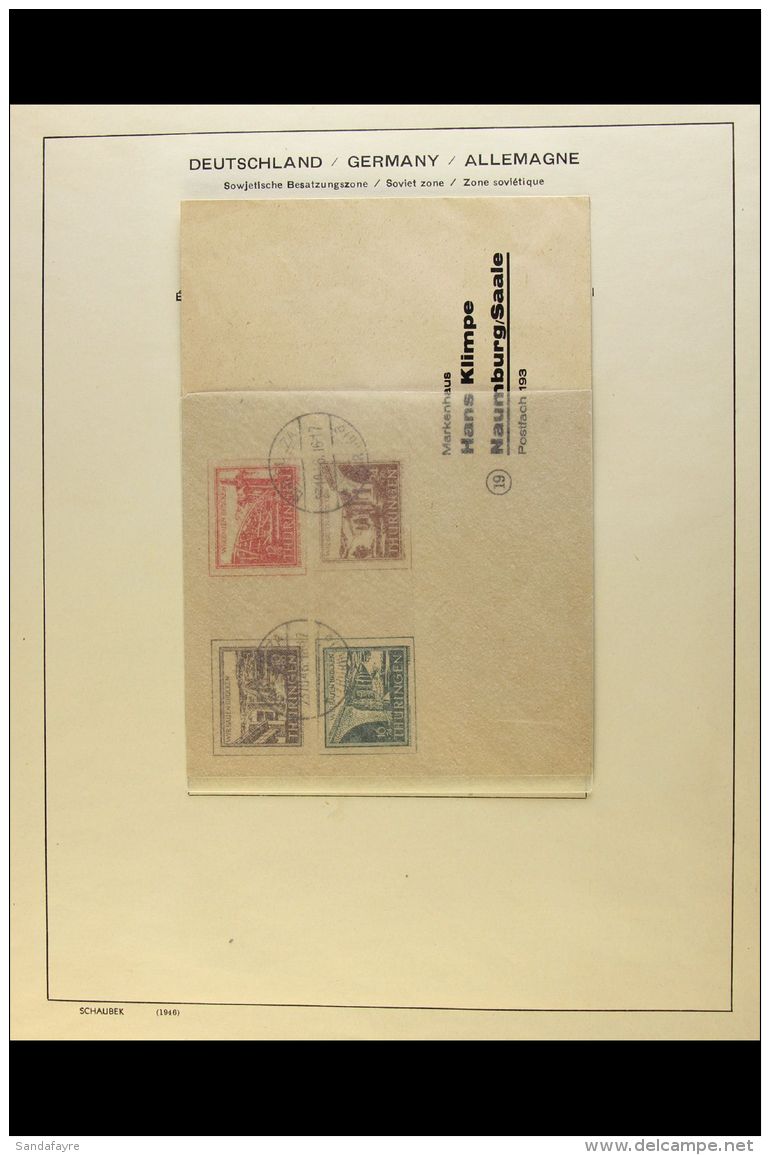 SOVIET - THURINGIA 1945-1946 Substantial Mint And Used (mostly Mint) Collection/accumulation On Album Pages,... - Other & Unclassified