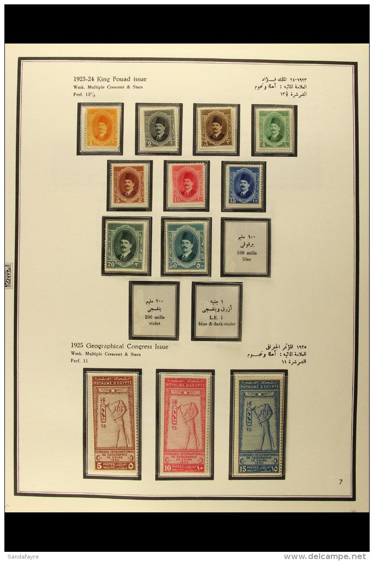 1925-58 ATTRACTIVE MINT COLLECTION Neatly Presented In A Hingeless Printed Album, Very Fine Condition Including... - Andere & Zonder Classificatie