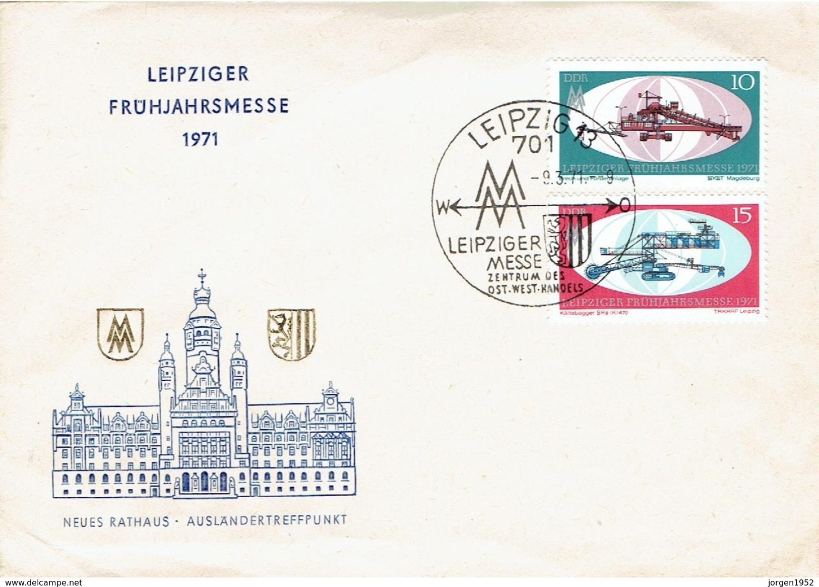 GERMANY # DDR - Enveloppes - Oblitérées