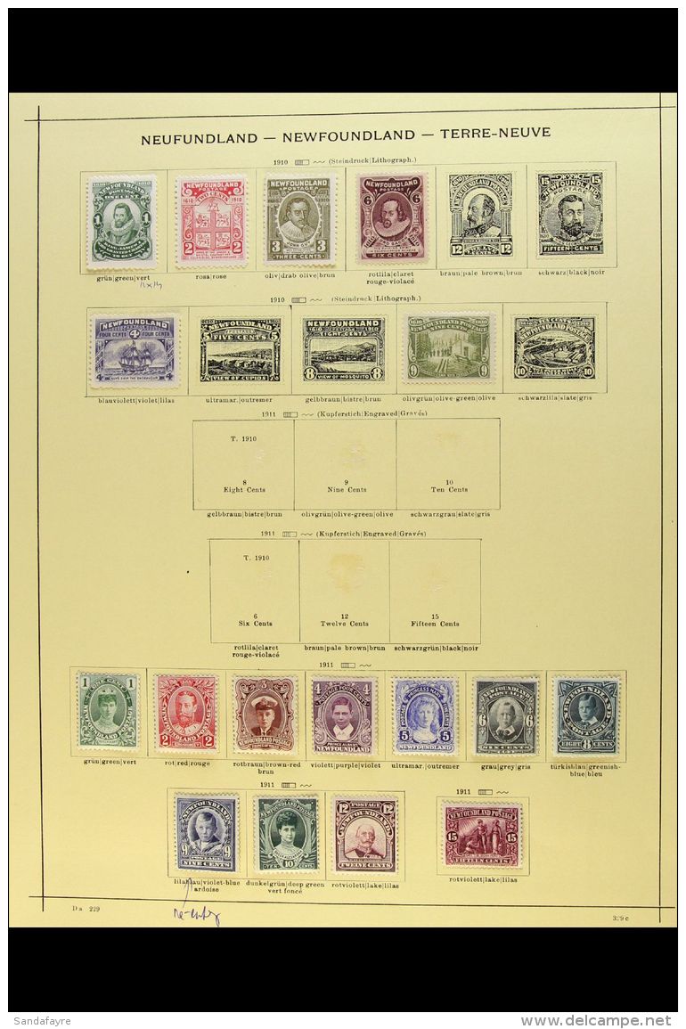 1910-1937 ATTRACTIVE MINT ONLY COLLECTION A Comprehensive Mint Only Collection Of This Period That Includes 1910... - Andere & Zonder Classificatie