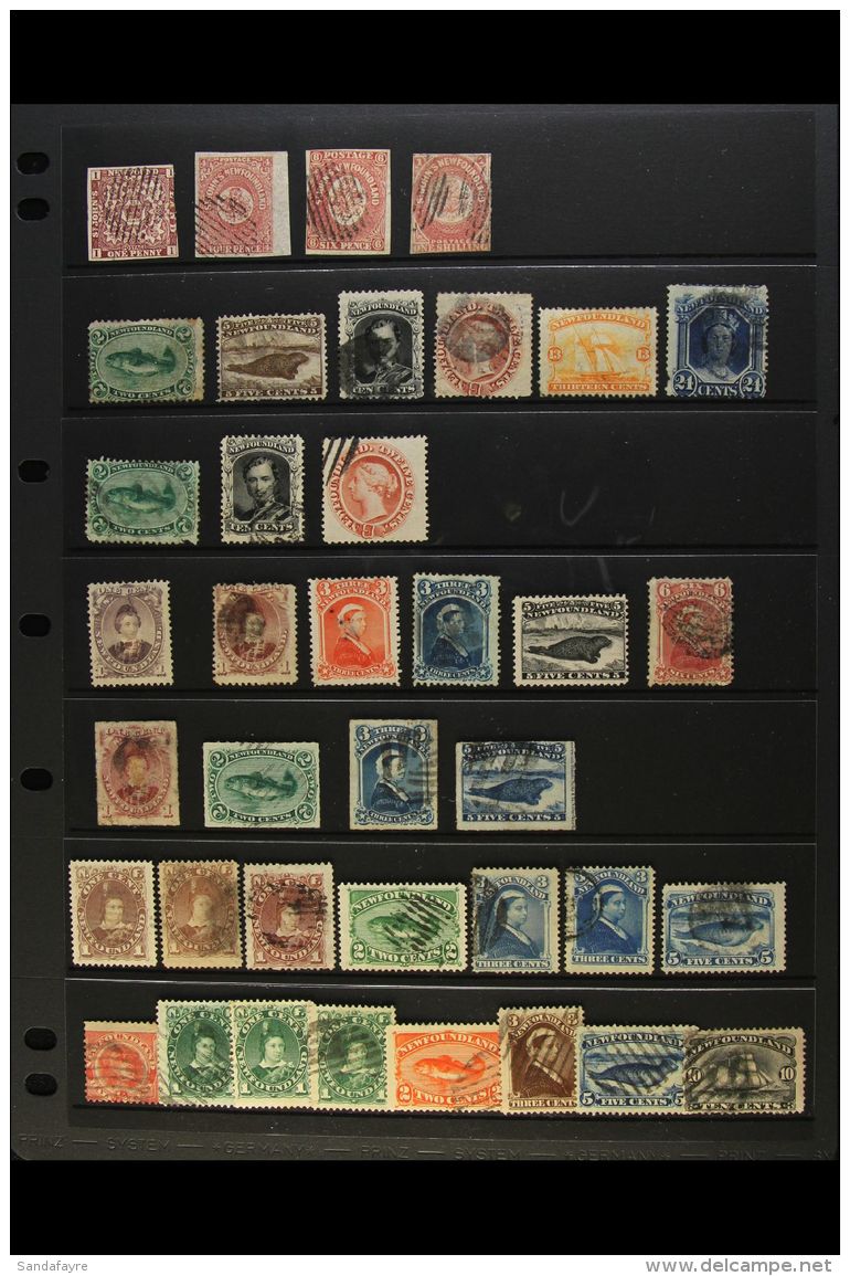 1857-1920 OLD TIME USED COLLECTION CAT &pound;3600+ An All Different Collection With Paper &amp; Perf Variants... - Andere & Zonder Classificatie