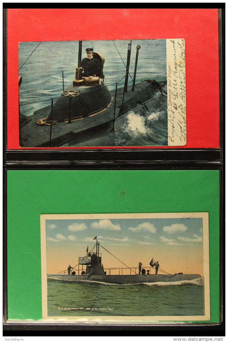 SUBMARINES UNITED STATES 1905-1943 Interesting Collection Of Picture Postcards All Showing Various Submarines,... - Zonder Classificatie