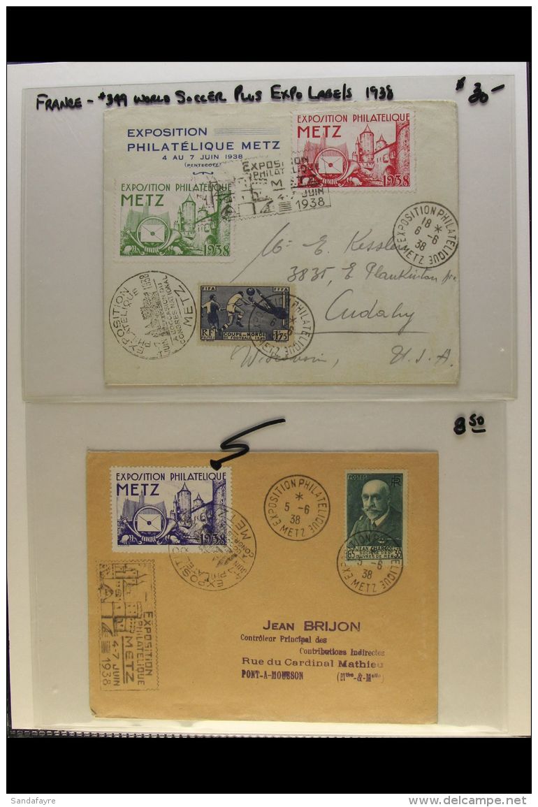 PHILATELIC EXHIBITIONS/CONGRESSES 1909-1955 Collection Of Covers And Cards Including 1909 Karlsbad, 1911 Vienna,... - Ohne Zuordnung