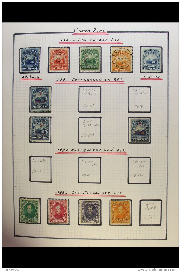 INTERESTING LATIN AMERICA COLLECTION 1850s-1960s ALL DIFFERENT Mint &amp; Used Collections With Many Attractive... - Other & Unclassified