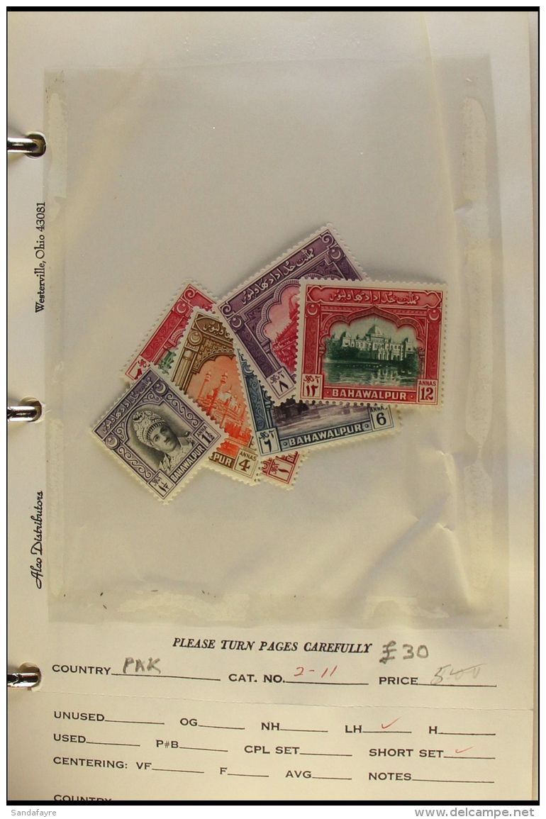 BRITISH COMMONWEALTH MINT QV To 1970's Extensive And Impressive Ranges On Dealer's Display Sheets In Four Binders,... - Andere & Zonder Classificatie