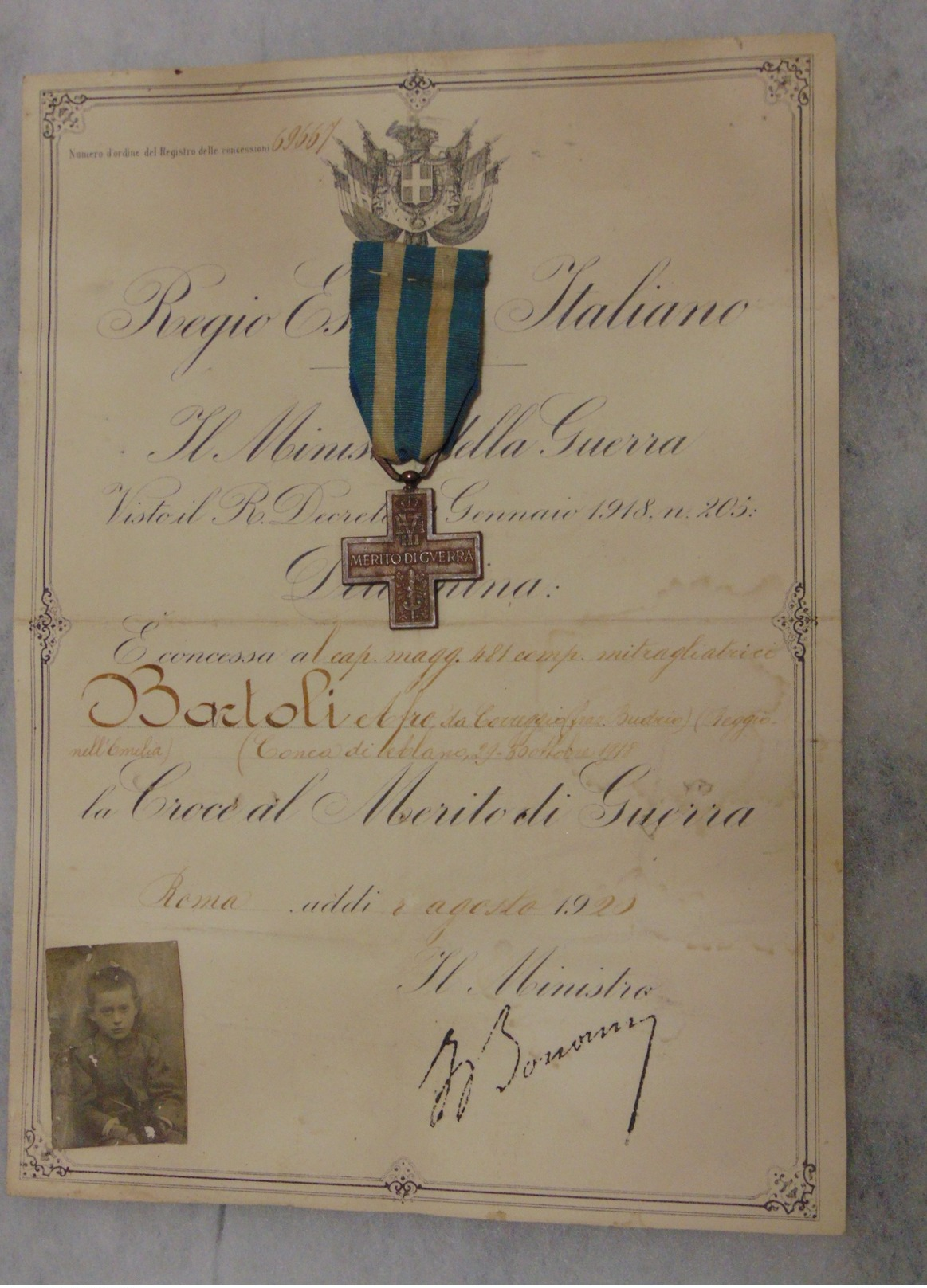 REGIO ESERCITO ITALIANO  CROCE AL MERITO DI GUERRA 1914-1918 - Italia