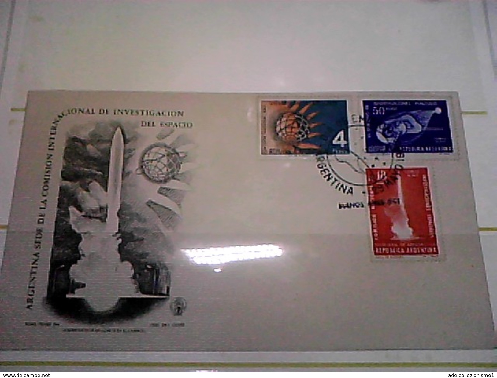 102550) FDC-argentina Sede De La Commissione Internazionale Di Investigazione Dello Spazio- 29-5-1965 - Zuid-Amerika