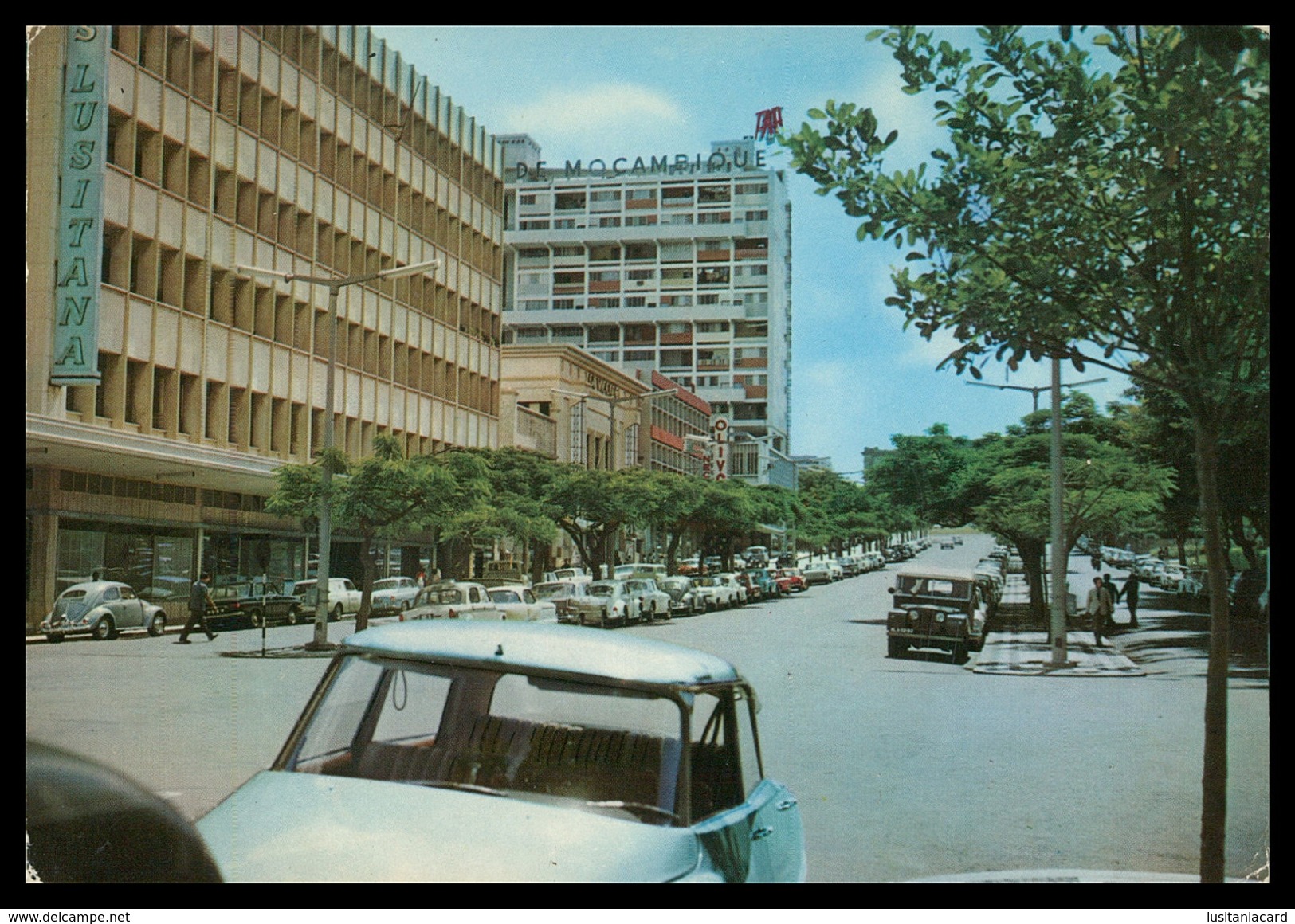 LOURENÇO MARQUES - Avenida D. Luis   (Ed.Livraria Progresso Nº6) Carte Postale - Mozambique