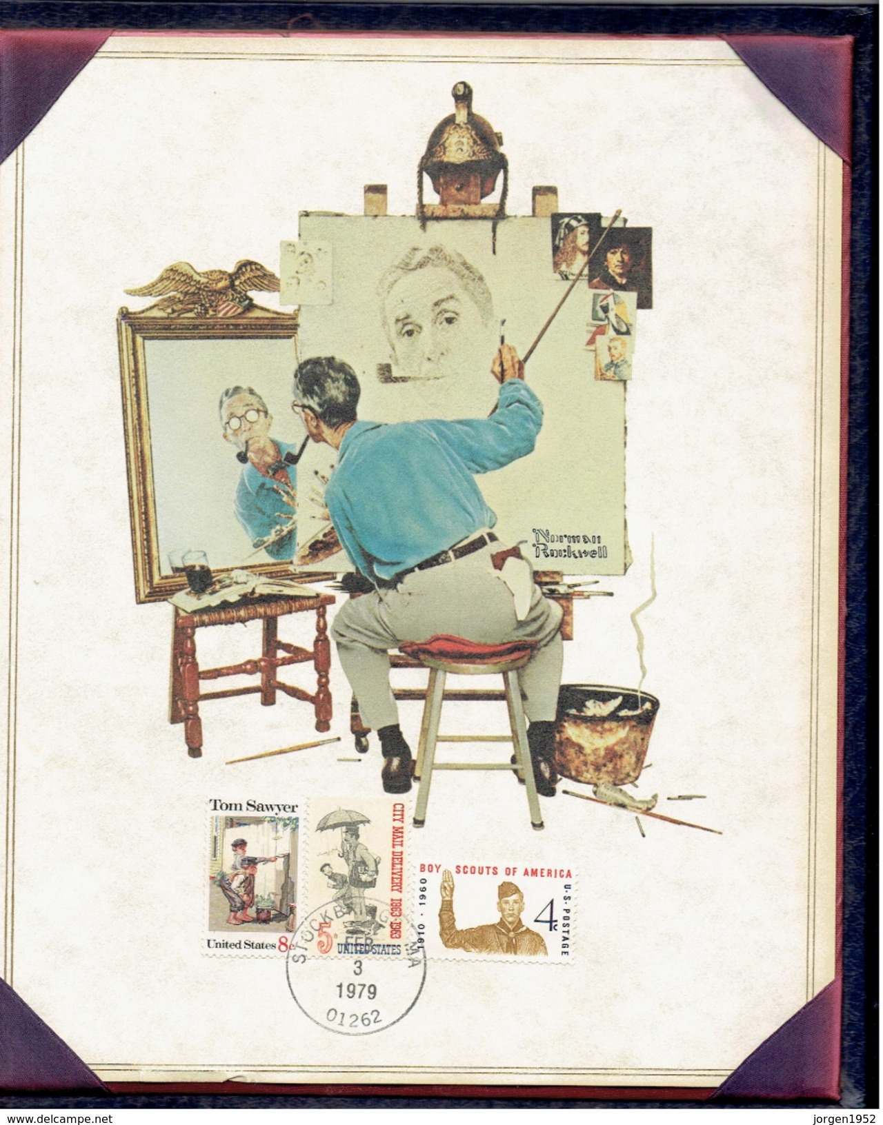 USA  NORMAN ROCKWELL IN MAPS - Other & Unclassified