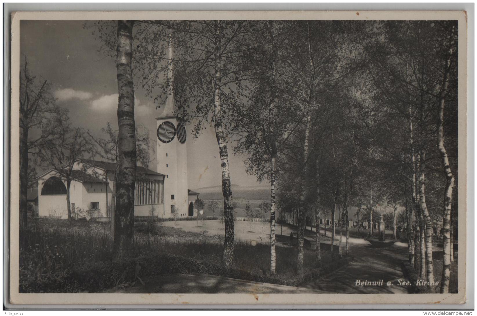 Beinwil Am See (Aargau) Kirche - Photoglob No. L 9568 - Beinwil Am See