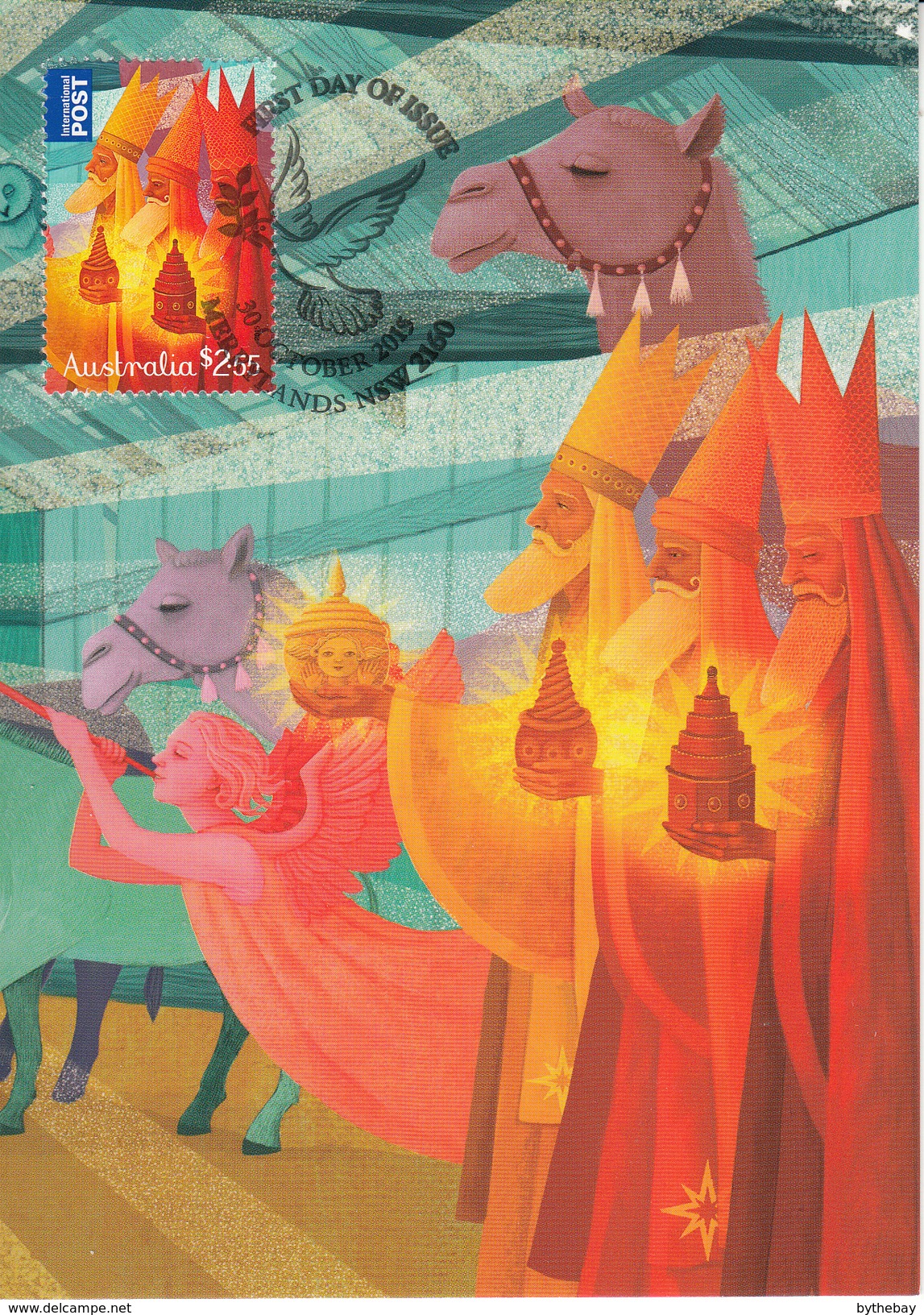 Australia 2015 Maxicard $2.55 Wise Men Illustration - Christmas - Cartes-Maximum (CM)