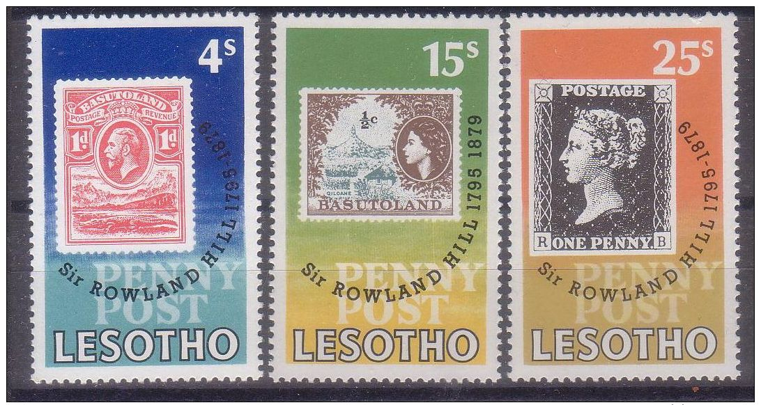 LESOTHO 1979 100TH DEATH ANNIV. OF SIR ROWLAND HILL MNH M08732 - Lesotho (1966-...)