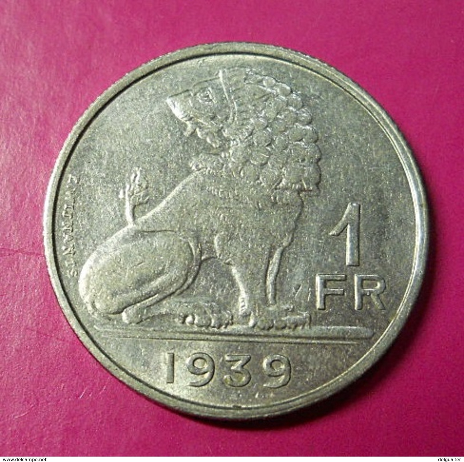 Belgium 1 Franc 1939 - 1 Franc