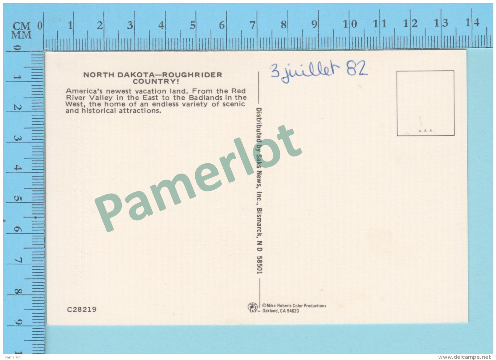 Border Sing .- Welcom To North Dakota " Roughrider County" - 2 Scans - Otros & Sin Clasificación