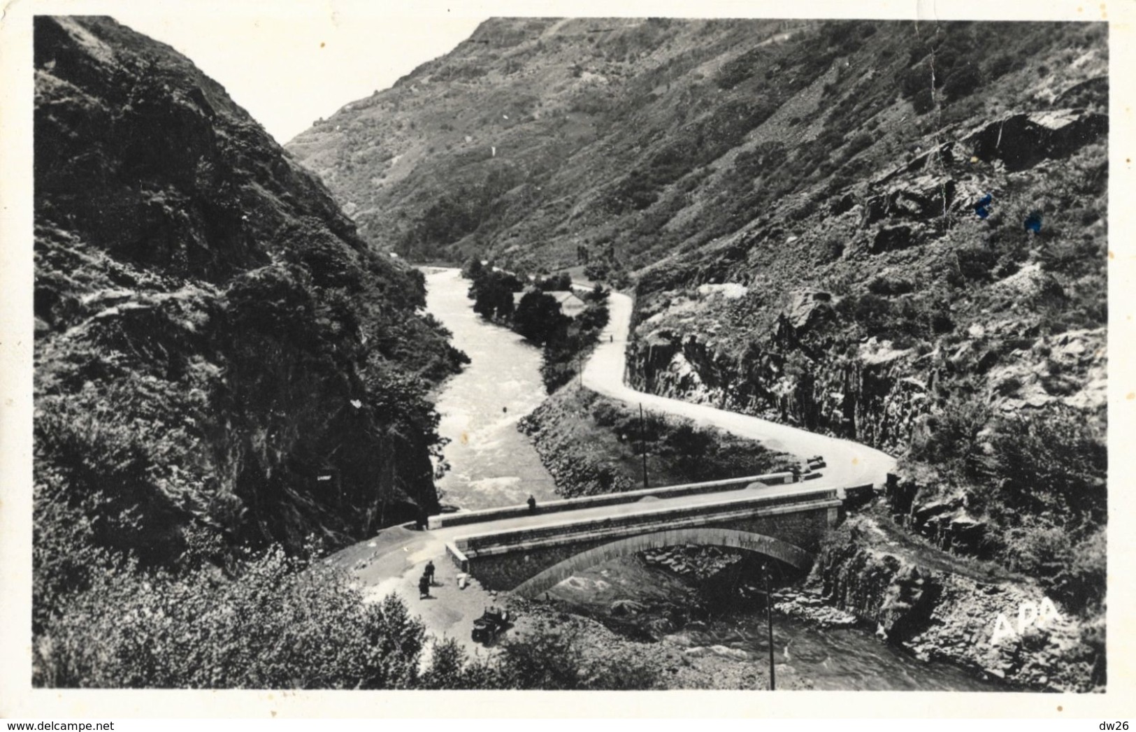 St Saint-Béat (Haute-Garonne) - Pont Du Roy - Le Val D'Arau Espagnol - Carte APA-Poux - Other & Unclassified