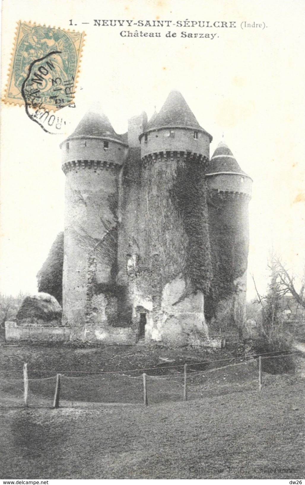 Neuvy-Saint-Sépulcre (Indre) - Château De Sarzay - Collection L.C. - Autres & Non Classés