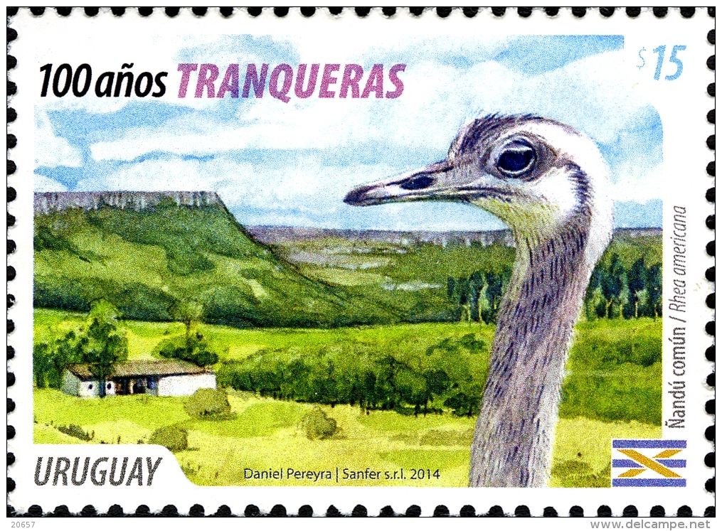 Uruguay 2688 Emeu - Straussen- Und Laufvögel