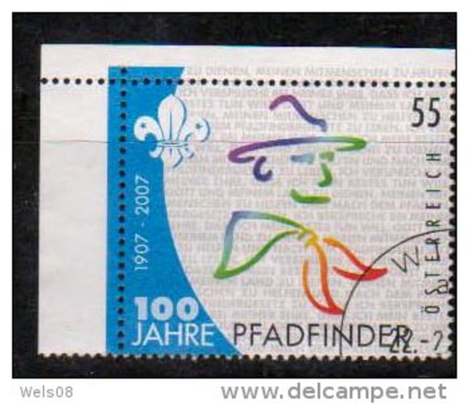 Österreich 2007:  "Pfadfinder"  Aus Block Gestempelt (siehe Foto/Scan) - Gebraucht