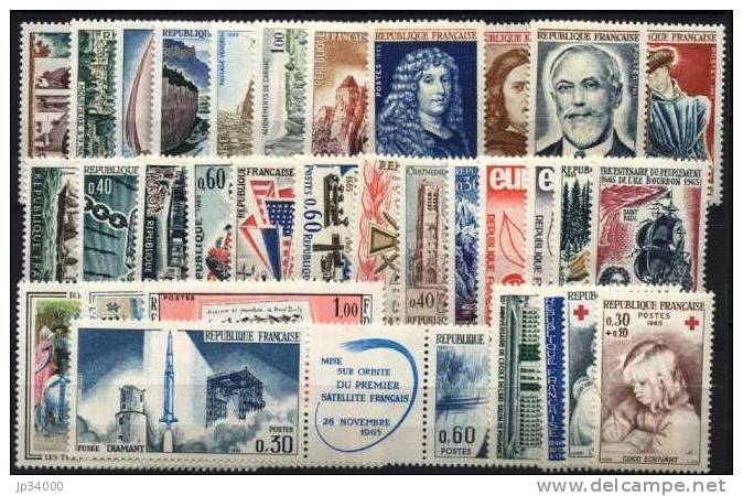 FRANCE Année Complete 1965 Neuve Sans Charniere. ** (MNH) - 1960-1969