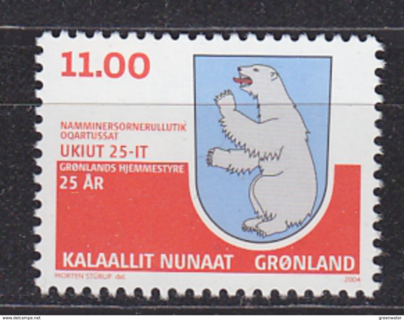 Greenland 2004 25J. Autonomie / Ukiut 1v ** Mnh (34233I) - Neufs