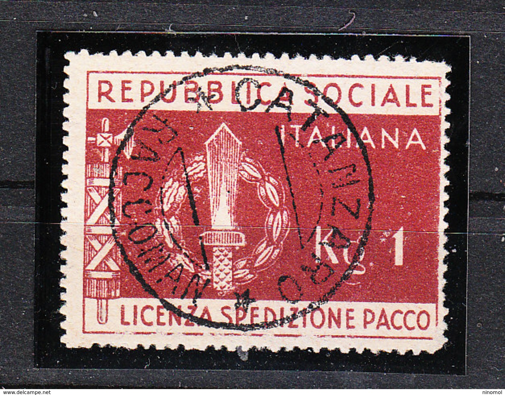 Italia   -   1944.  Pacchi Postali. Viaggiato, Molto Bello - Paketmarken
