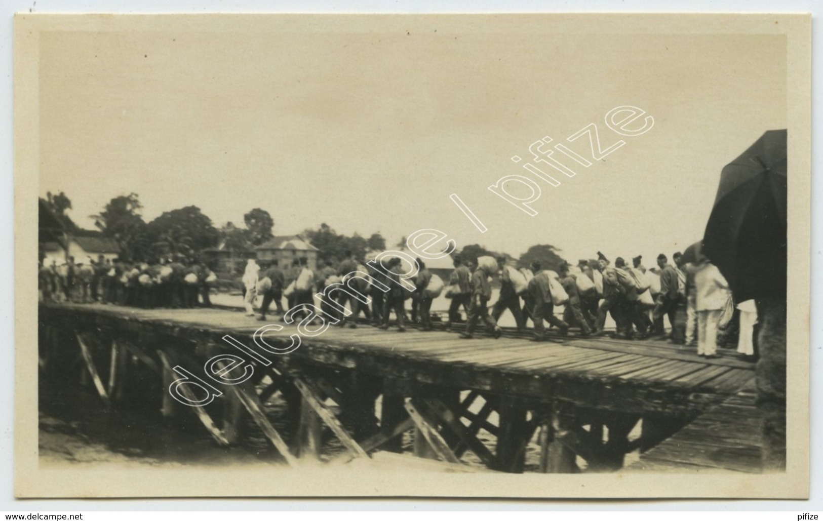 (Guyane) Saint-Laurent-du-Maroni. Arrivée D´un Convoi De Transportés, Par Le Navire-prison Martinière. 1927-30. - Lieux