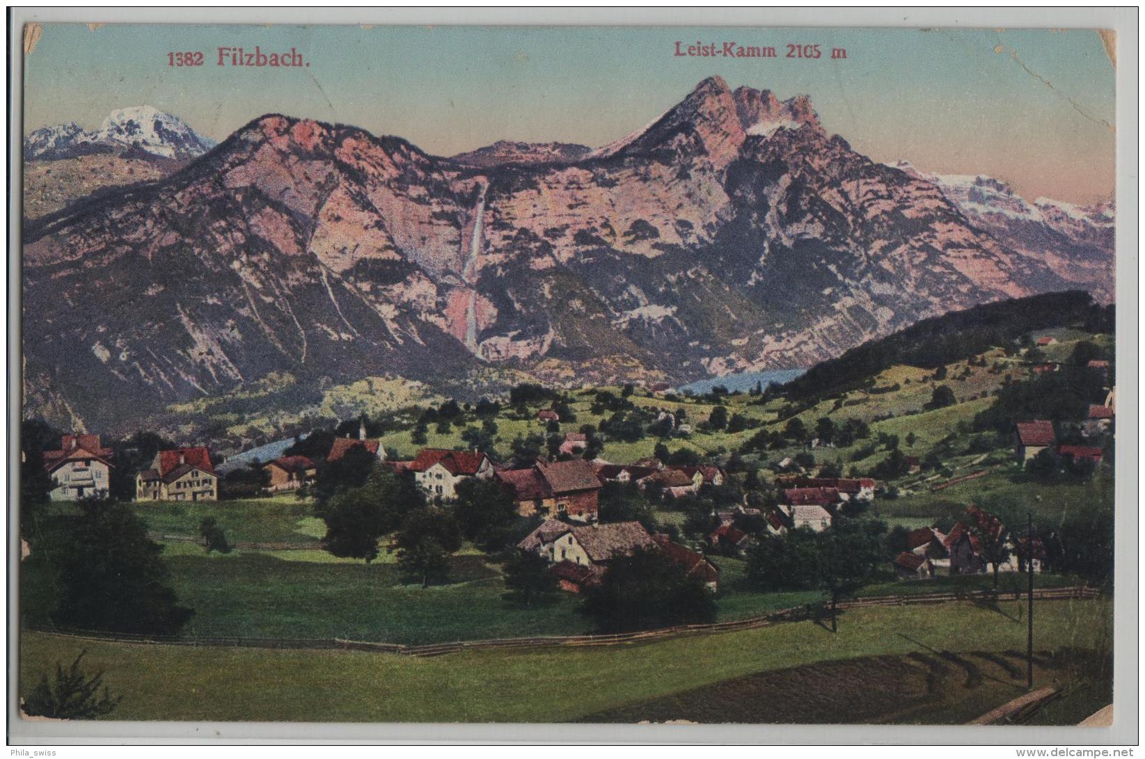 Filzbach - Leist-Kamm (GL) Photo: E. Jeanrenaud No. 1382 - Filzbach