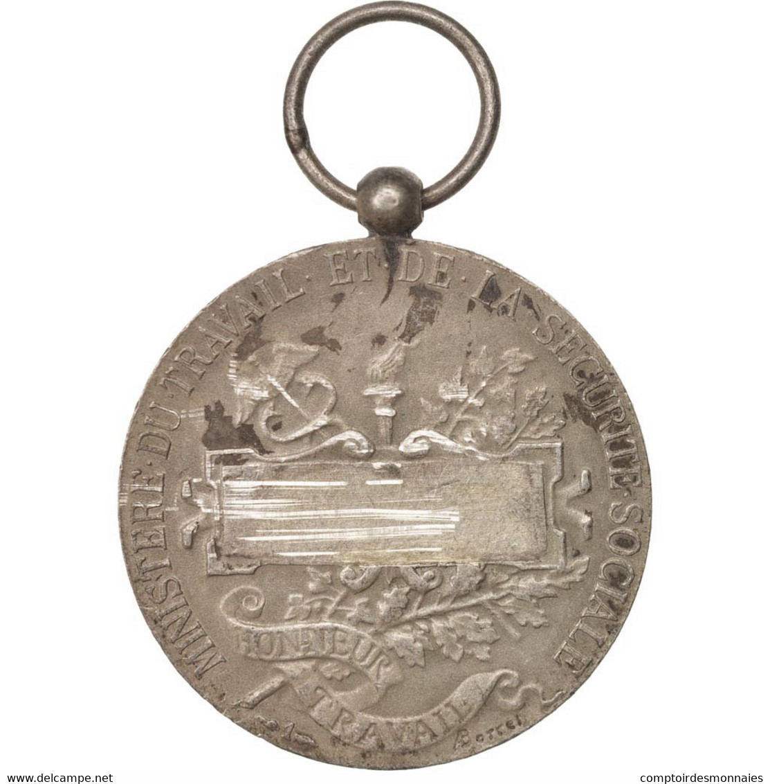 France, Médaille D'honneur Du Travail, Medal, Good Quality, Borrel, Argent - Autres & Non Classés